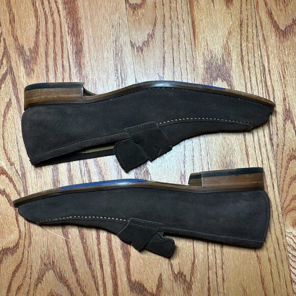 Thomas Bird Hampton Brown Suede Penny Loafers EU 41/ US 8 main image 4